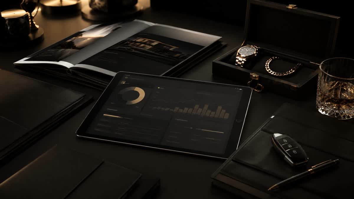 Private asset portfolio dashboard with watch and dossier